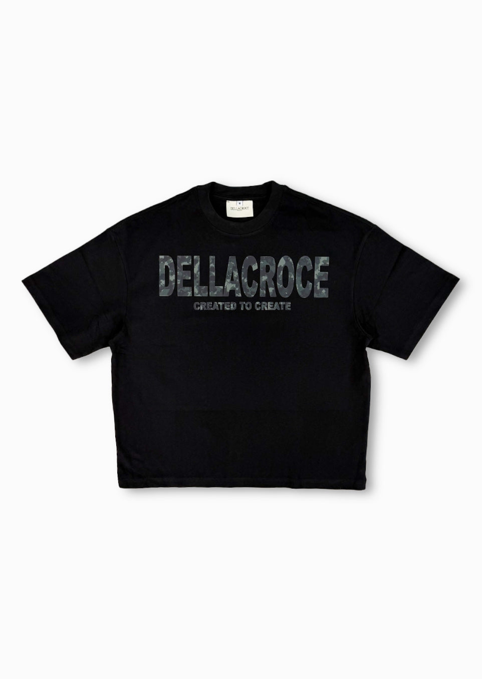 CAMOUFLAGE BLACK TEE