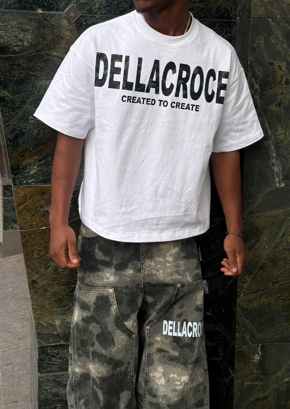 CAMOUFLAGE WHITE TEE