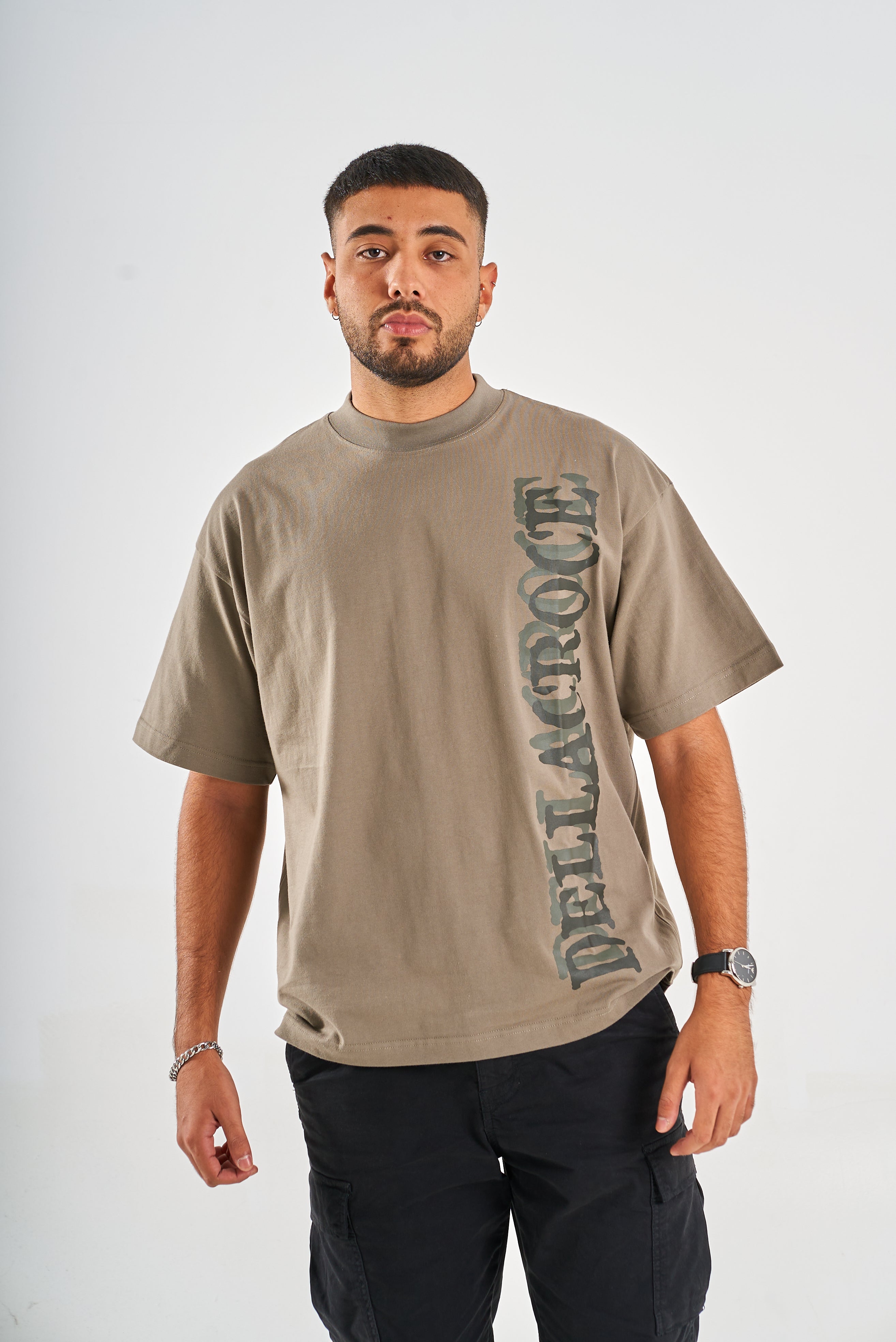 Dellacroce - Doberman - Military Grey Tee