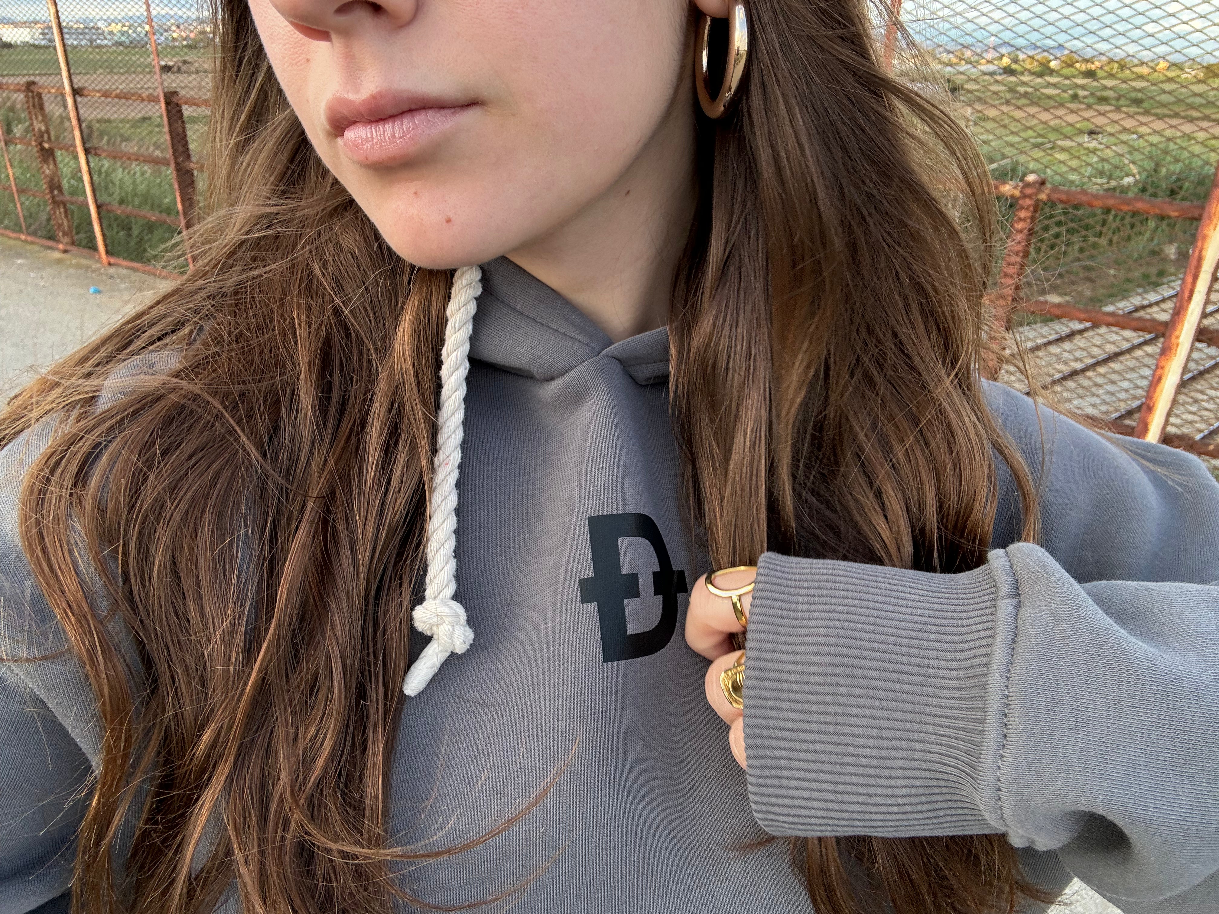 ROPE GREY HOODIE