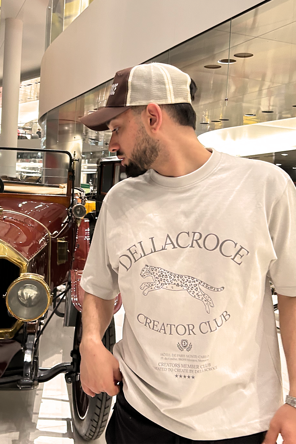 NUIT SAUVAGE GRAY VIOLET TEE