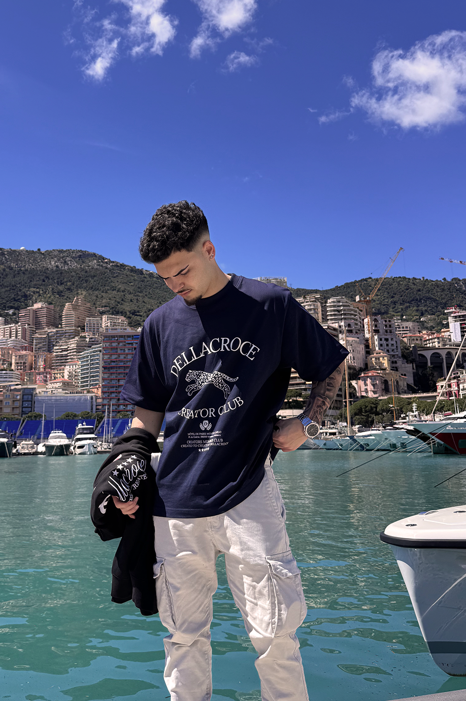 NUIT SAUVAGE MARITIME BLUE TEE