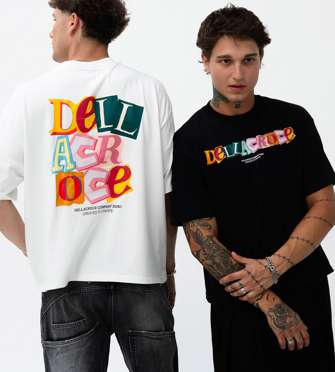 NEWSPAPER WHITE TEE