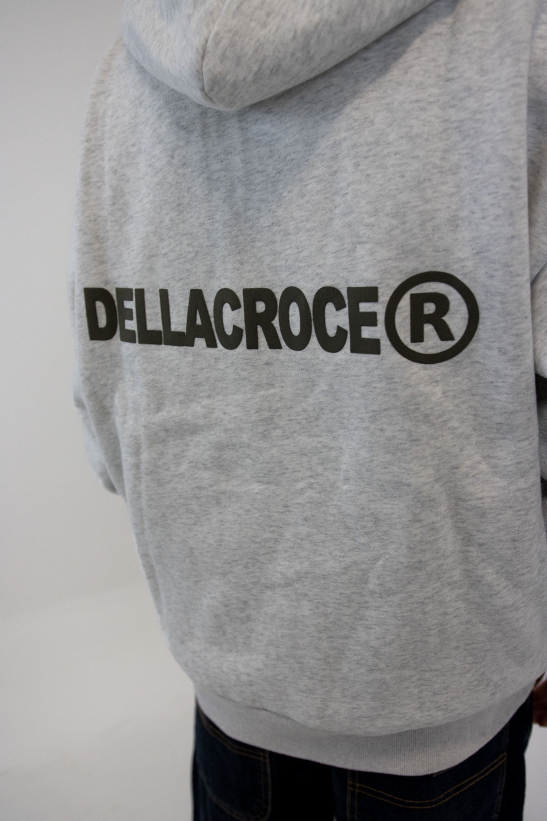 -D- Light Grey Hoodie