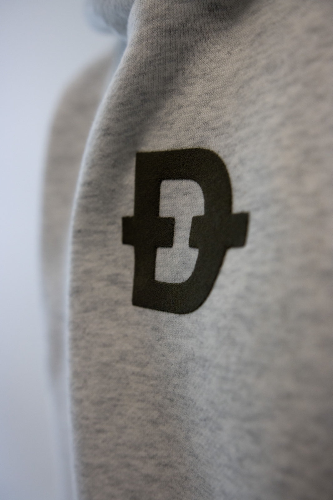 -D- Light Grey Hoodie
