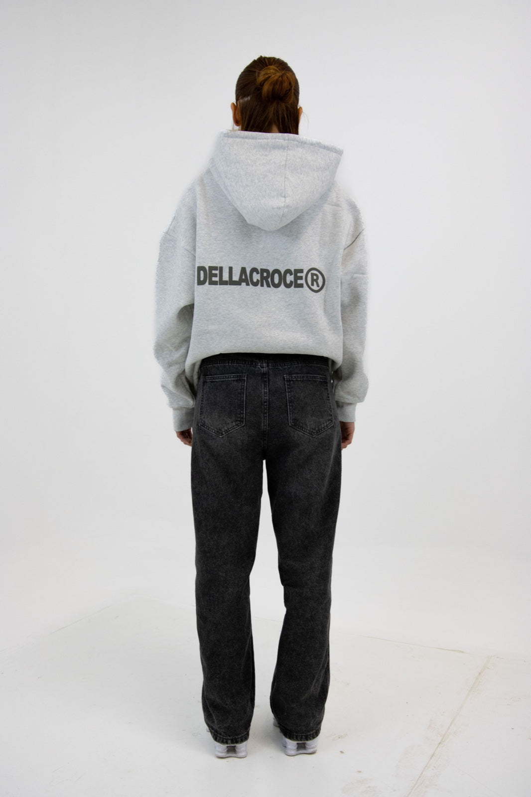 -D- Light Grey Hoodie
