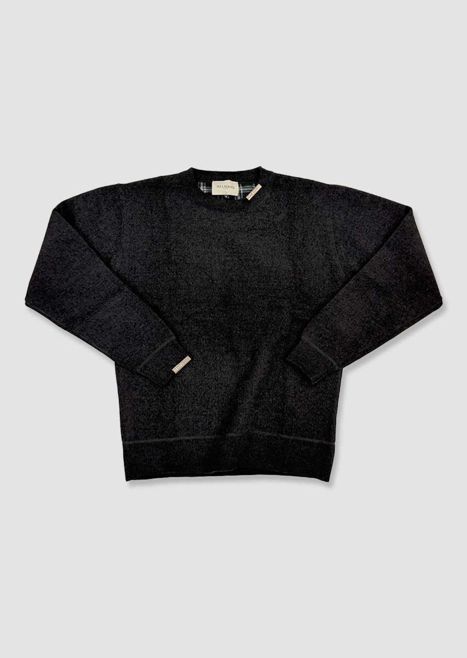 STEEL BADGE BLACK KNIT