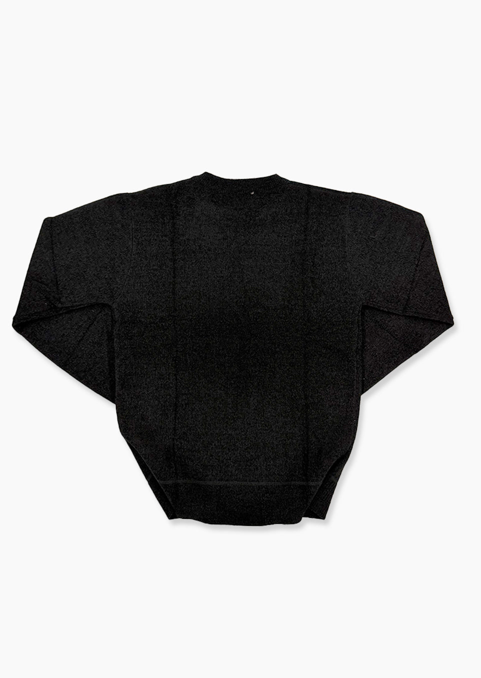 STEEL BADGE BLACK KNIT