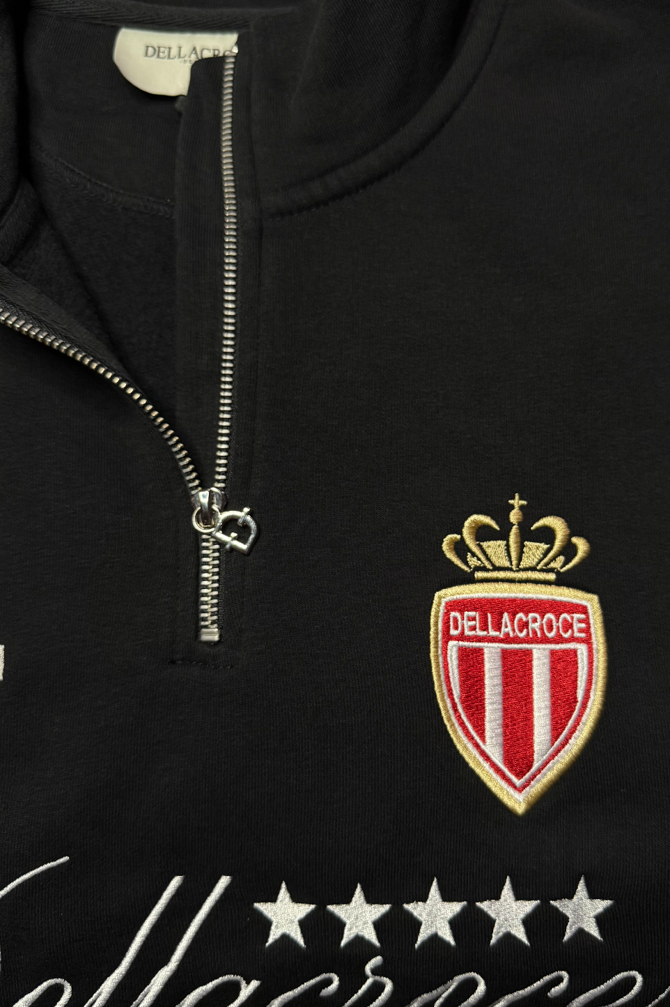 LOUIS II BLACK HALFZIP
