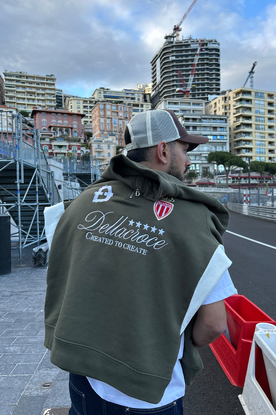 LOUIS II KHAKI HALFZIP