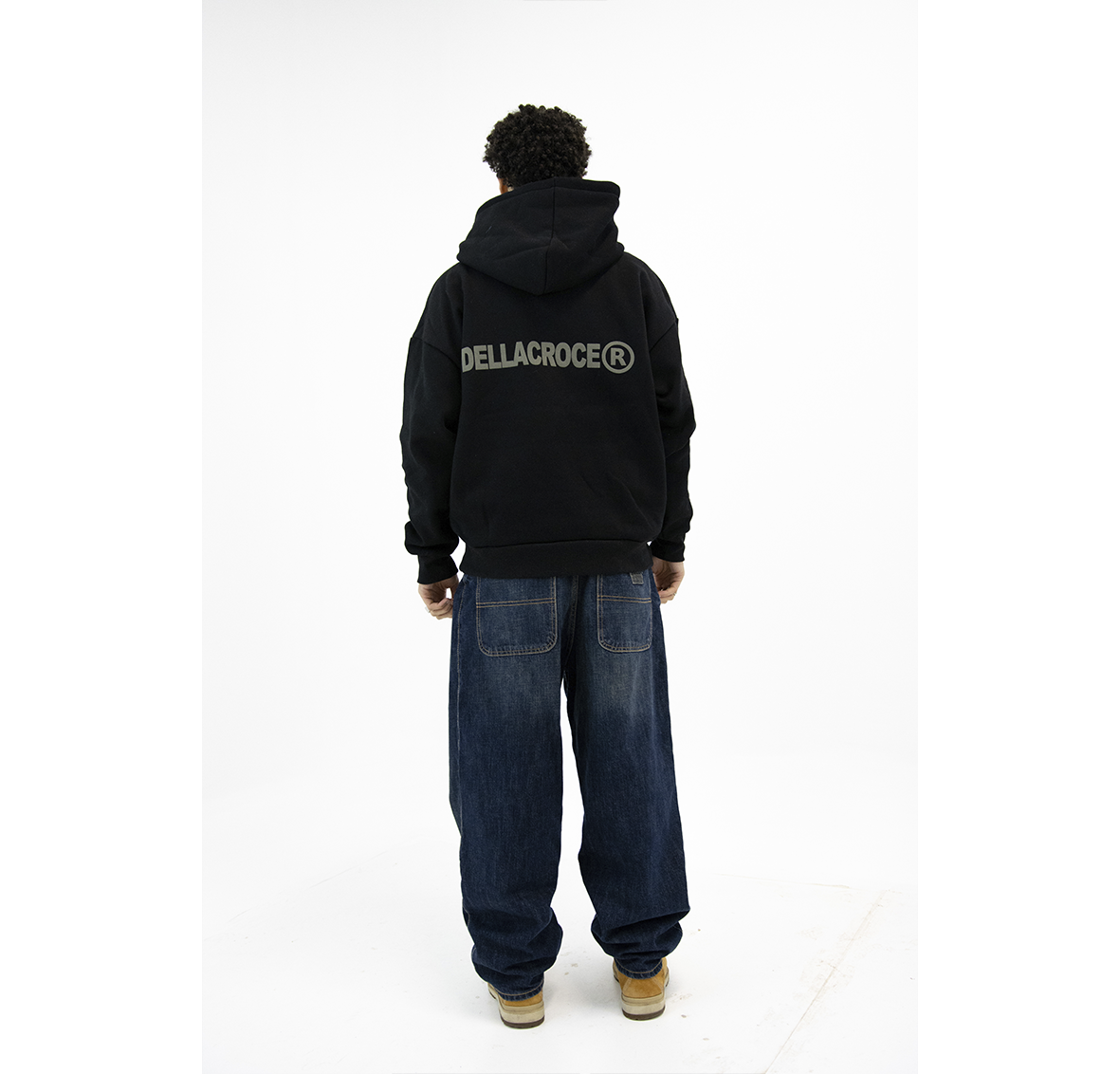 -D- Black Hoodie