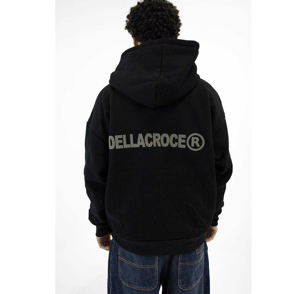 -D- Black Hoodie