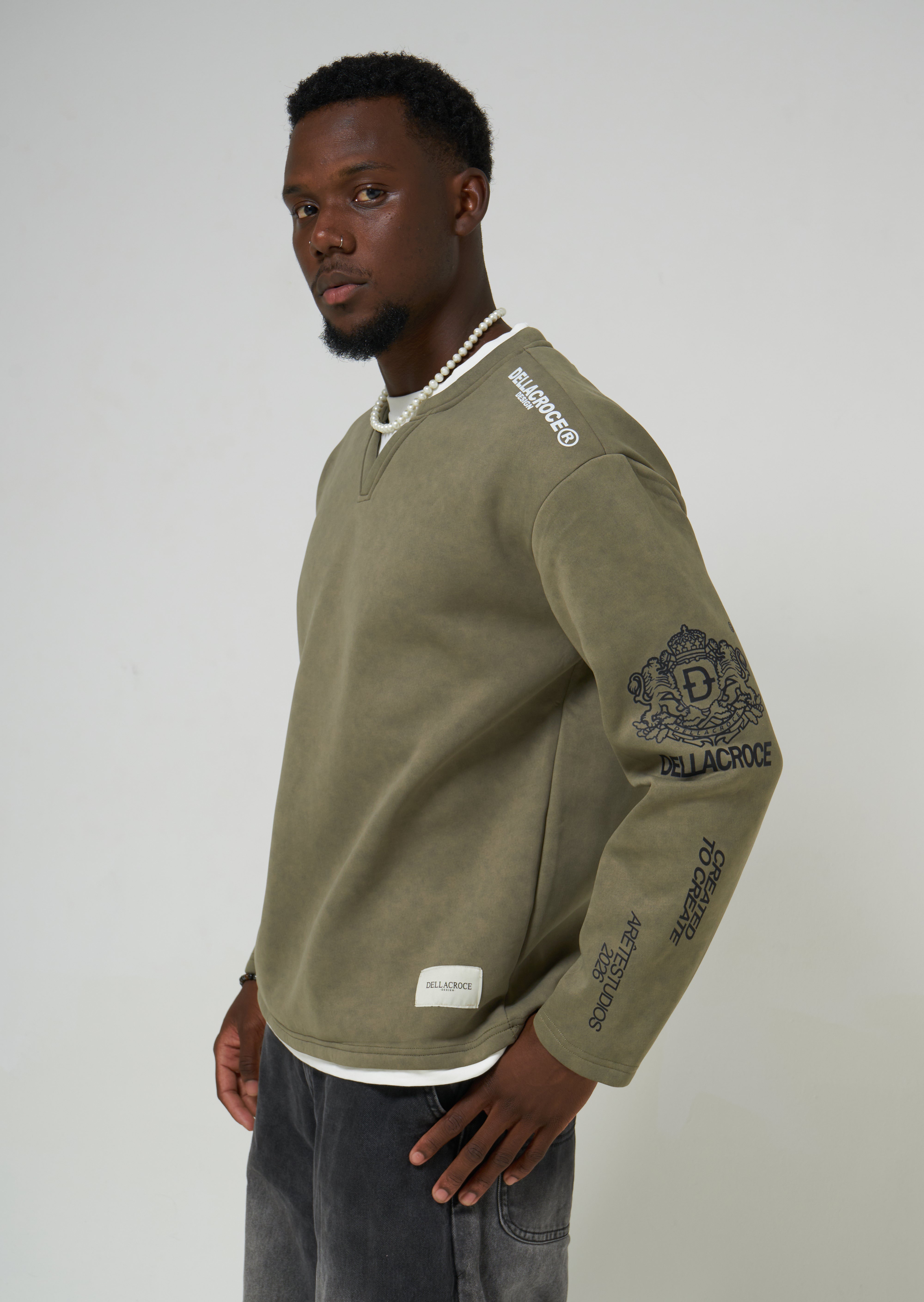 JADE STONE CREWNECK