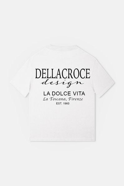 【maison de Dolce. 】forme tee ホワイト DOLCE VITA WHITE TEE