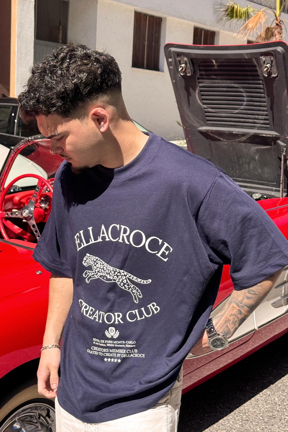 NUIT SAUVAGE MARITIME BLUE TEE