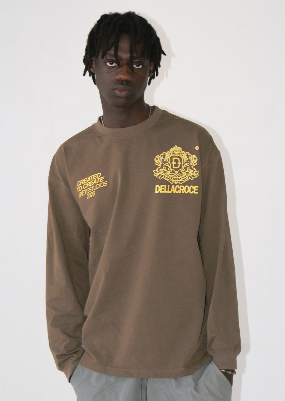SHIELD BROWN LONGSLEEVE
