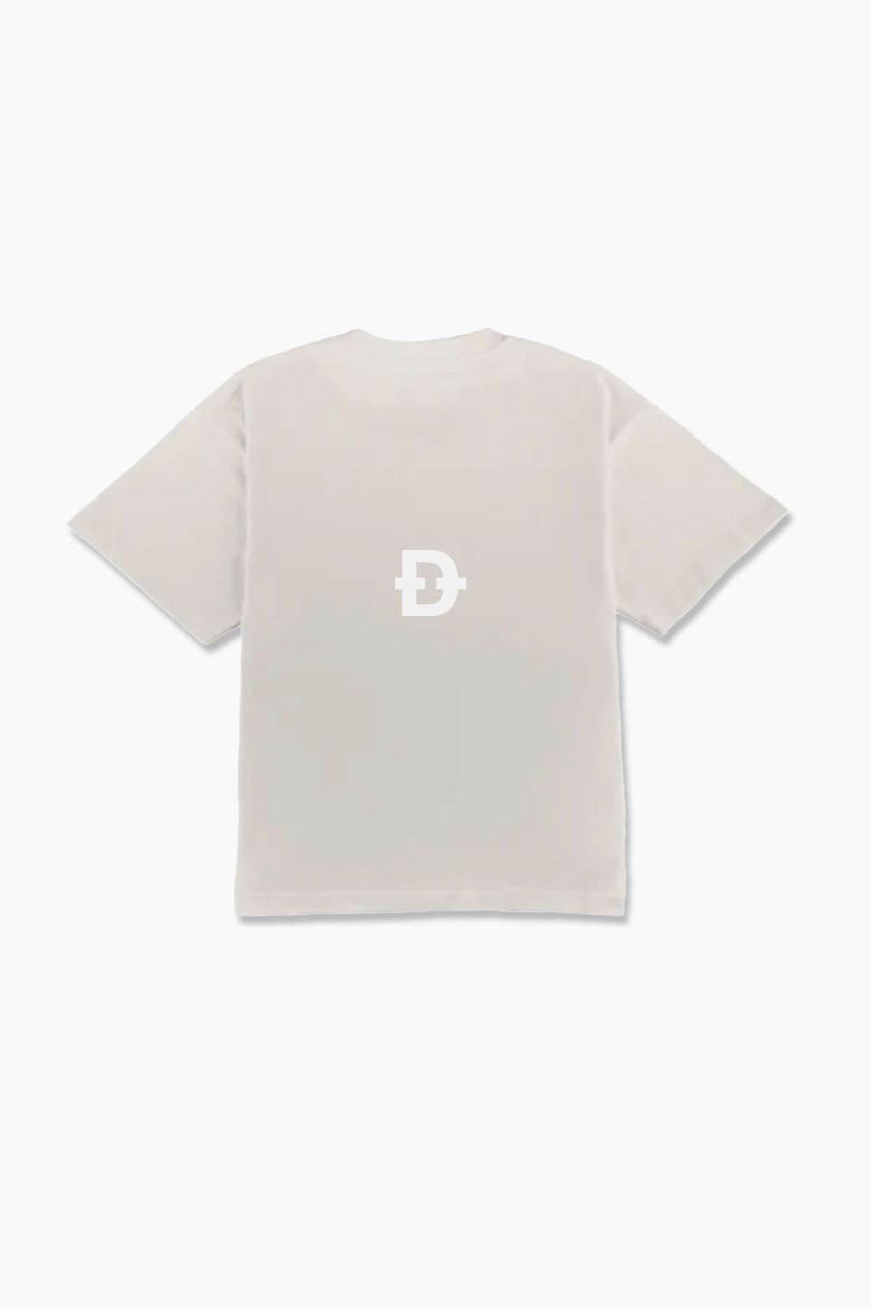 BASIC GLACERY GRAY BOXY TEE