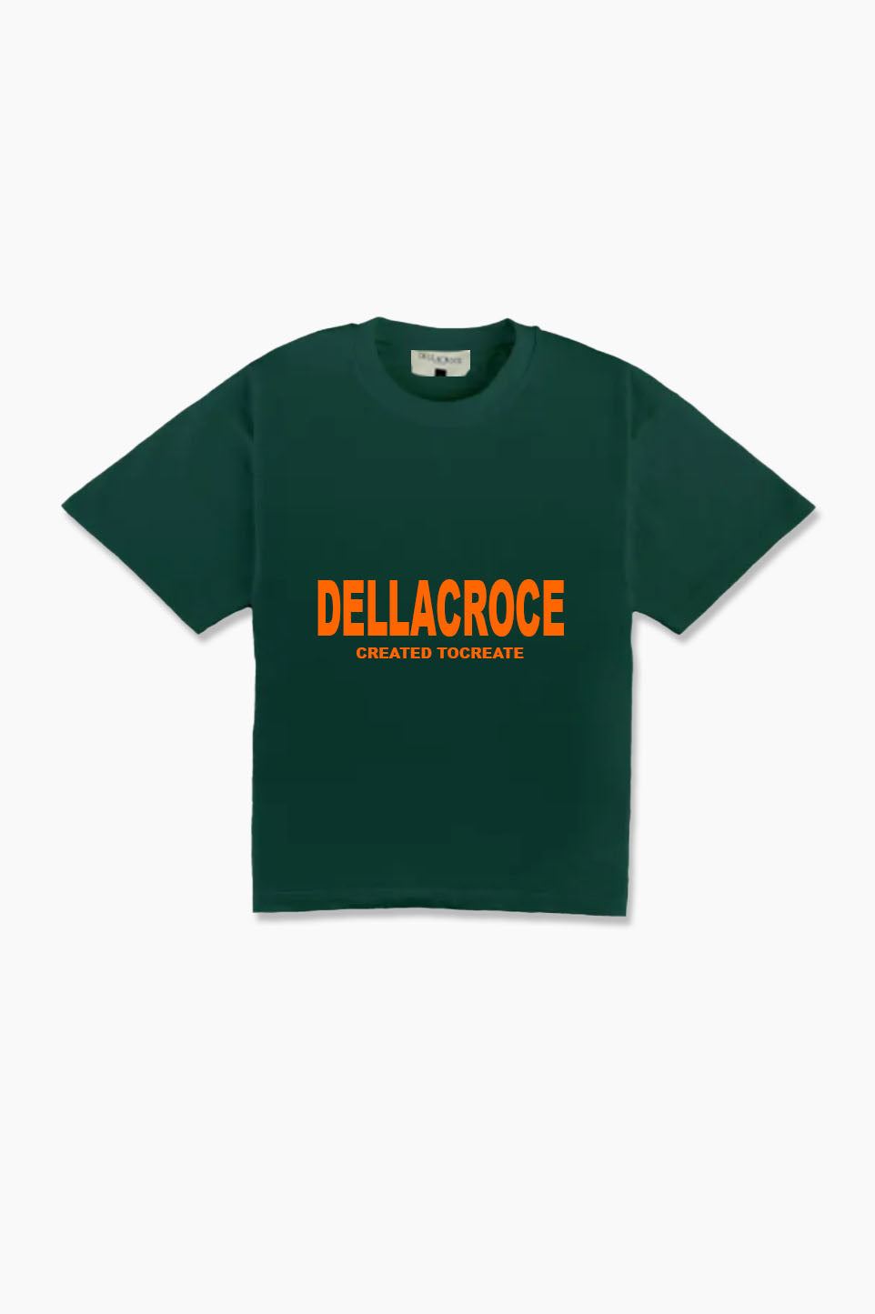 BASIC GREEN BOXY TEE
