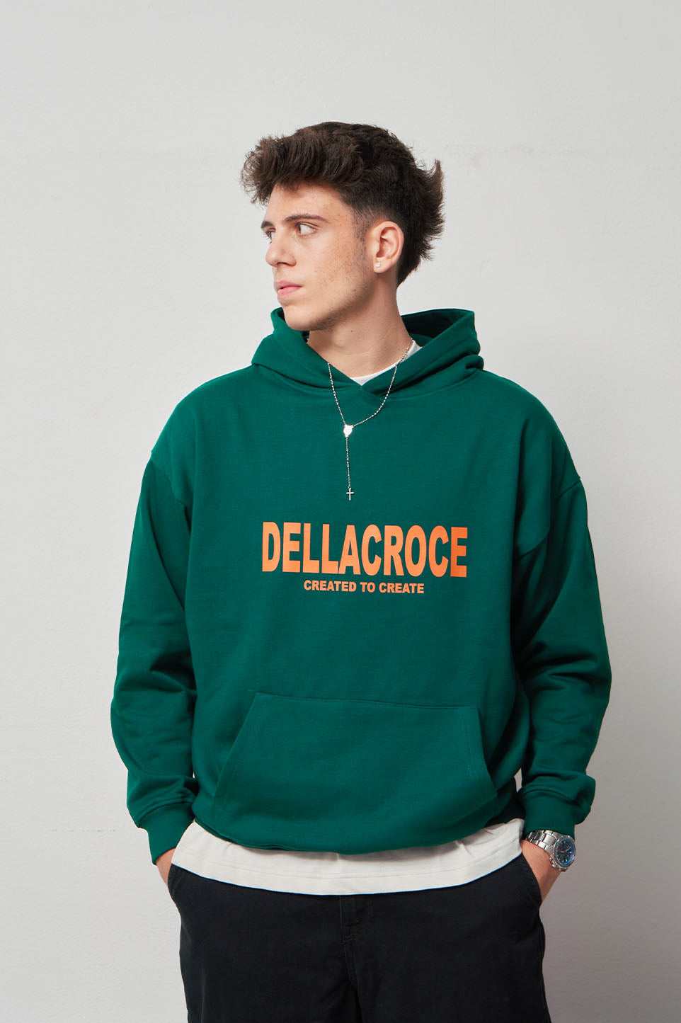 BASIC GREEN HOODIE