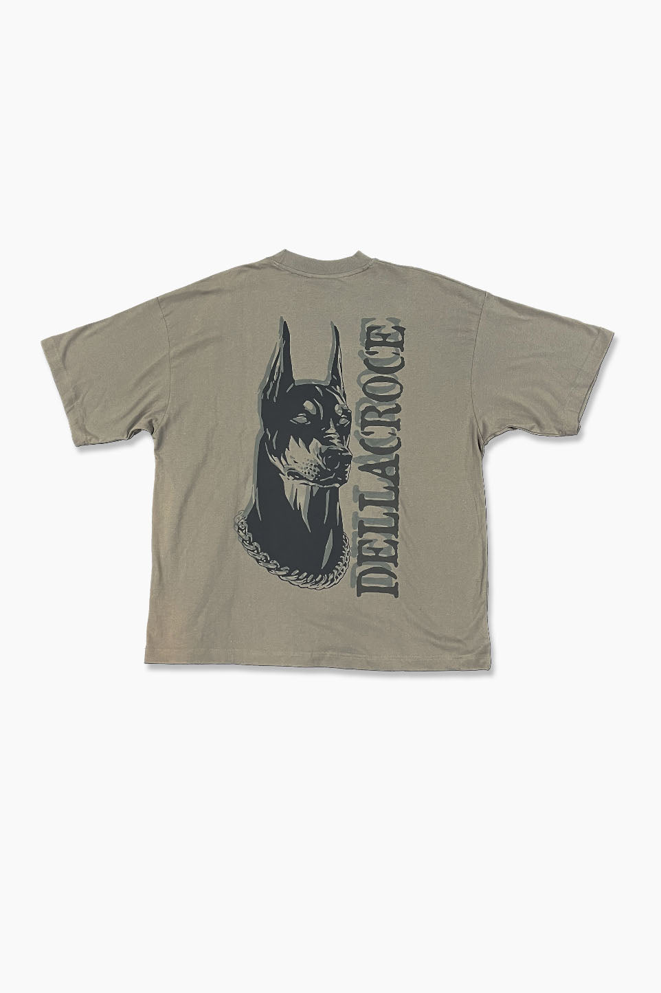 Dellacroce - Doberman - Military Grey Tee